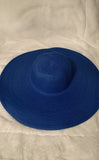 Summer floppy hats Glamherup Beautique Royal blue
