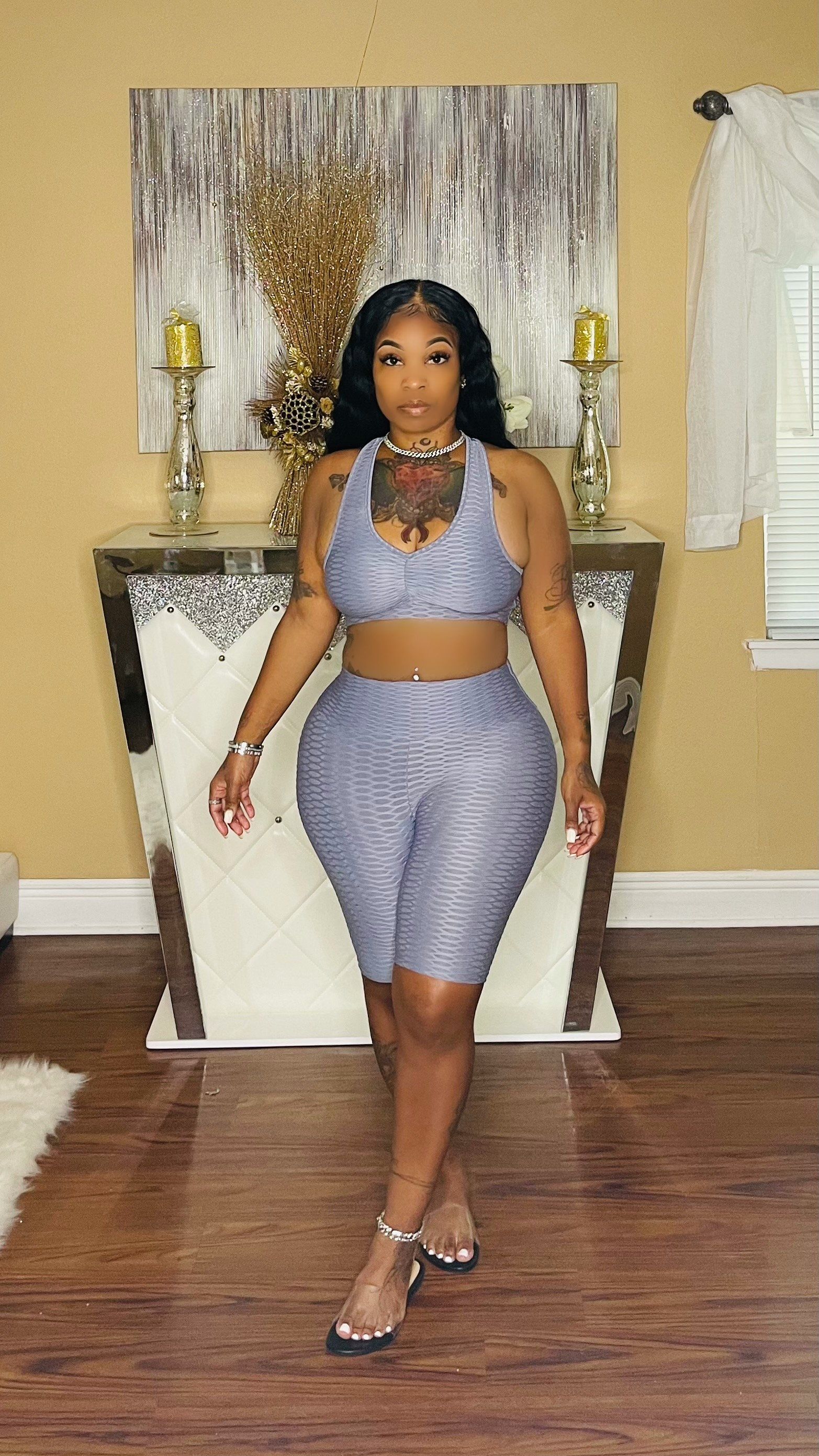 Hot girl summer set Glamherup Beautique Grey Small