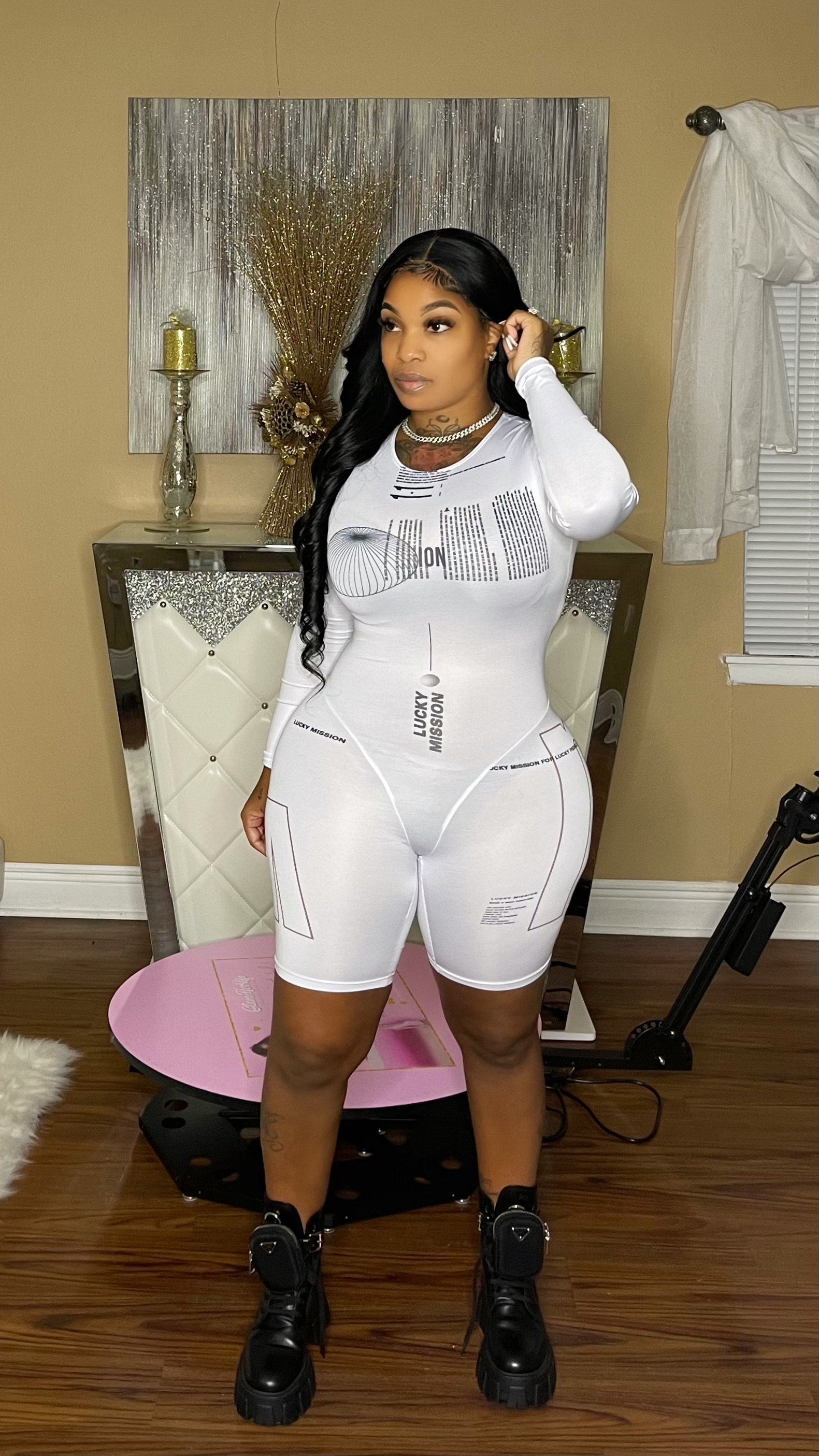 Moon girl jumpsuit Glamherup Beautique