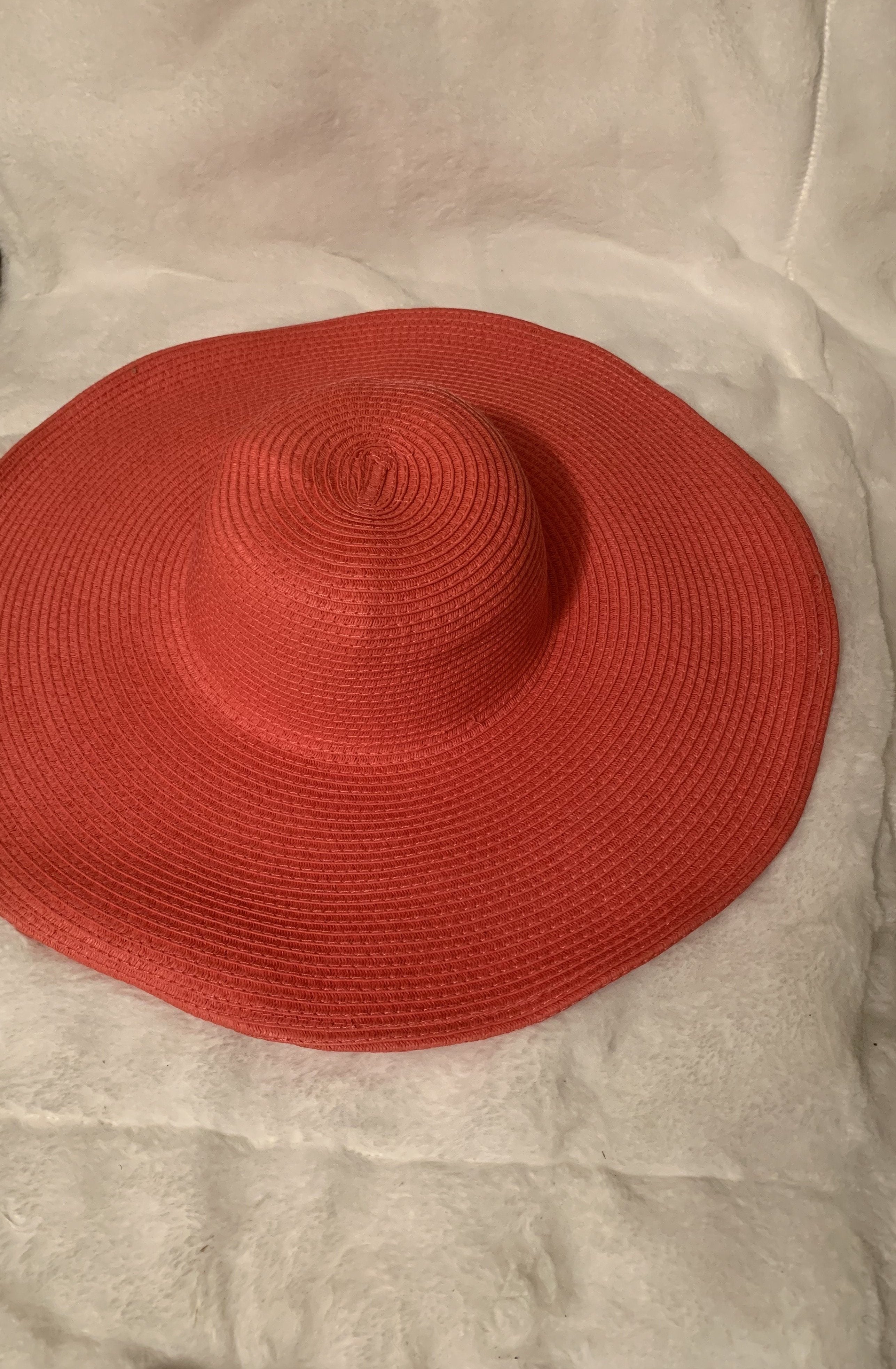Summer floppy hats Glamherup Beautique Coral pink