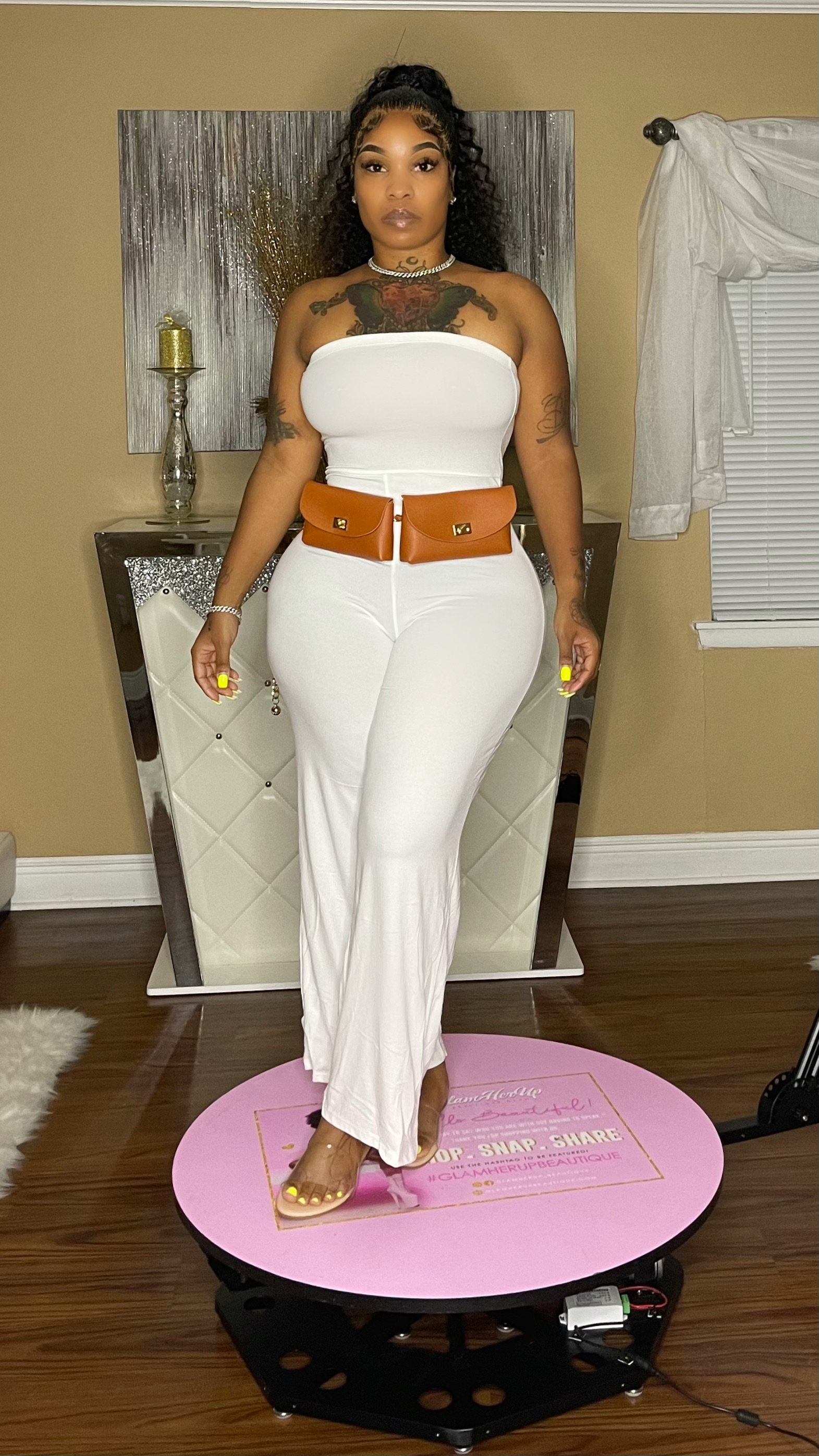 Ladies night Glamherup Beautique White Small