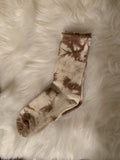 Tye dye socks Glamherup Beautique Marble cream