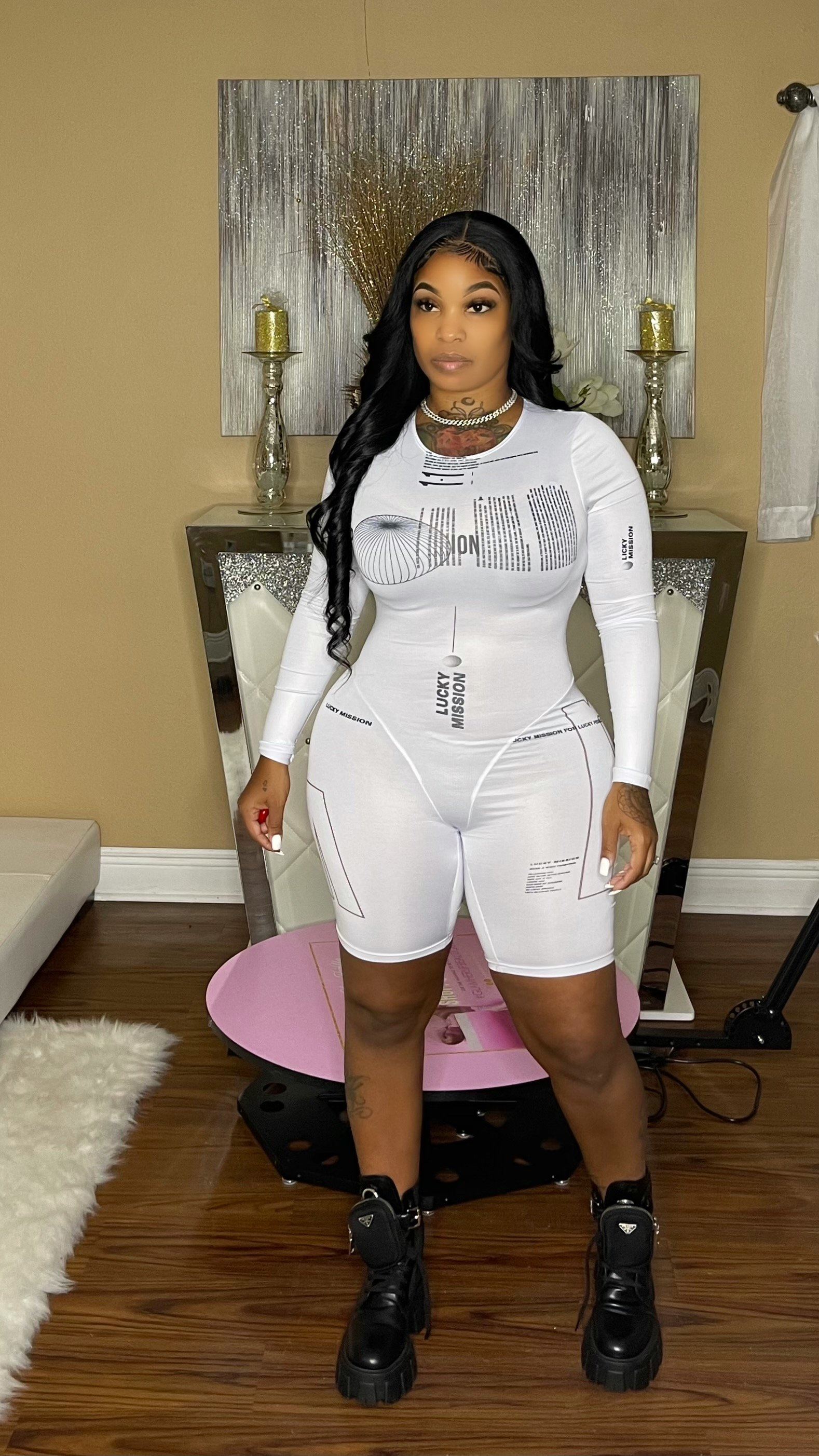 Moon girl jumpsuit Glamherup Beautique