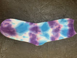Tye dye socks Glamherup Beautique Baby blue /purple