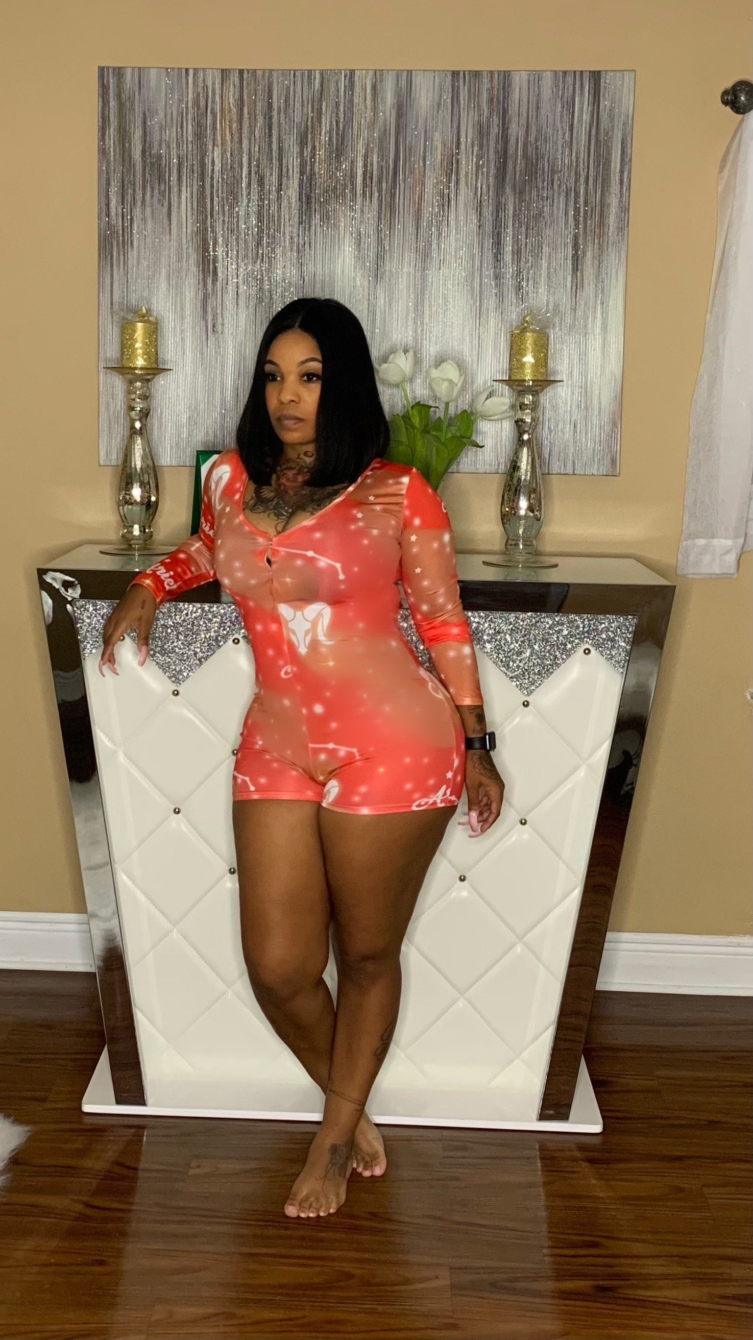 Zodiac sign onesie Glamherup Beautique Aries Small