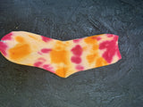 Tye dye socks Glamherup Beautique Pink/orange