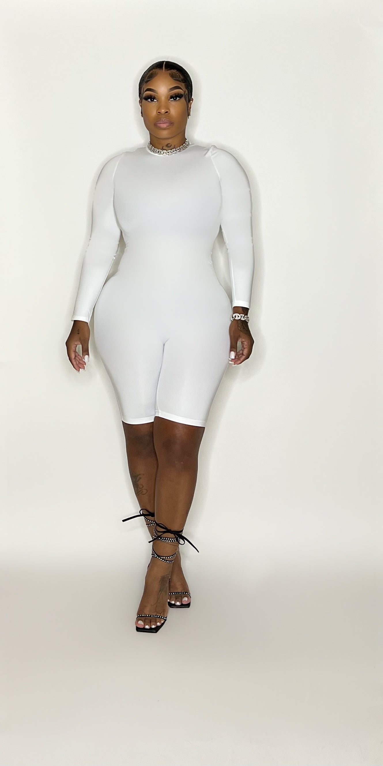 Skinny short romper Glamherup Beautique