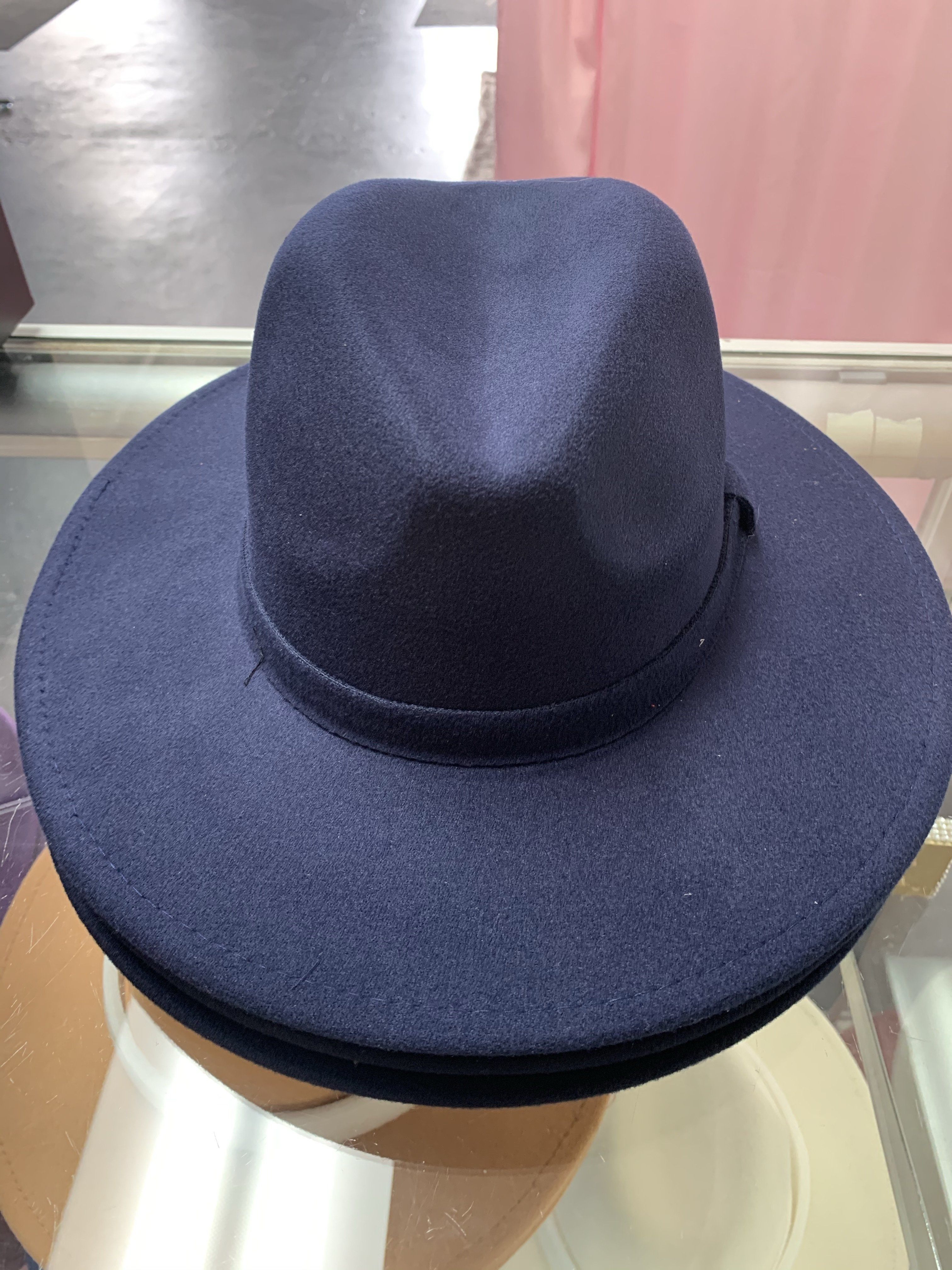 Fedora hat Glamherup Beautique Navy blue