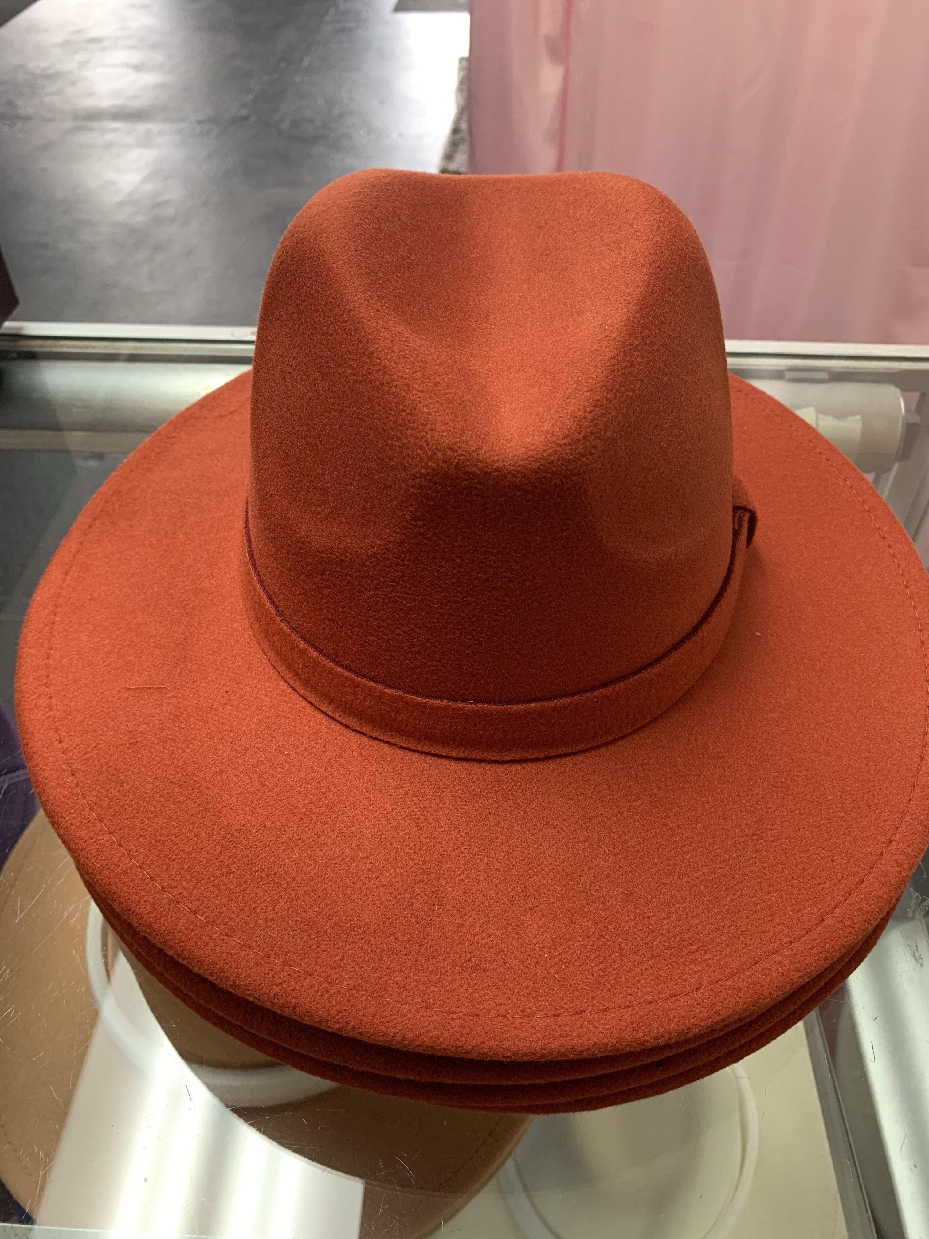Fedora hat Glamherup Beautique Rust/orange