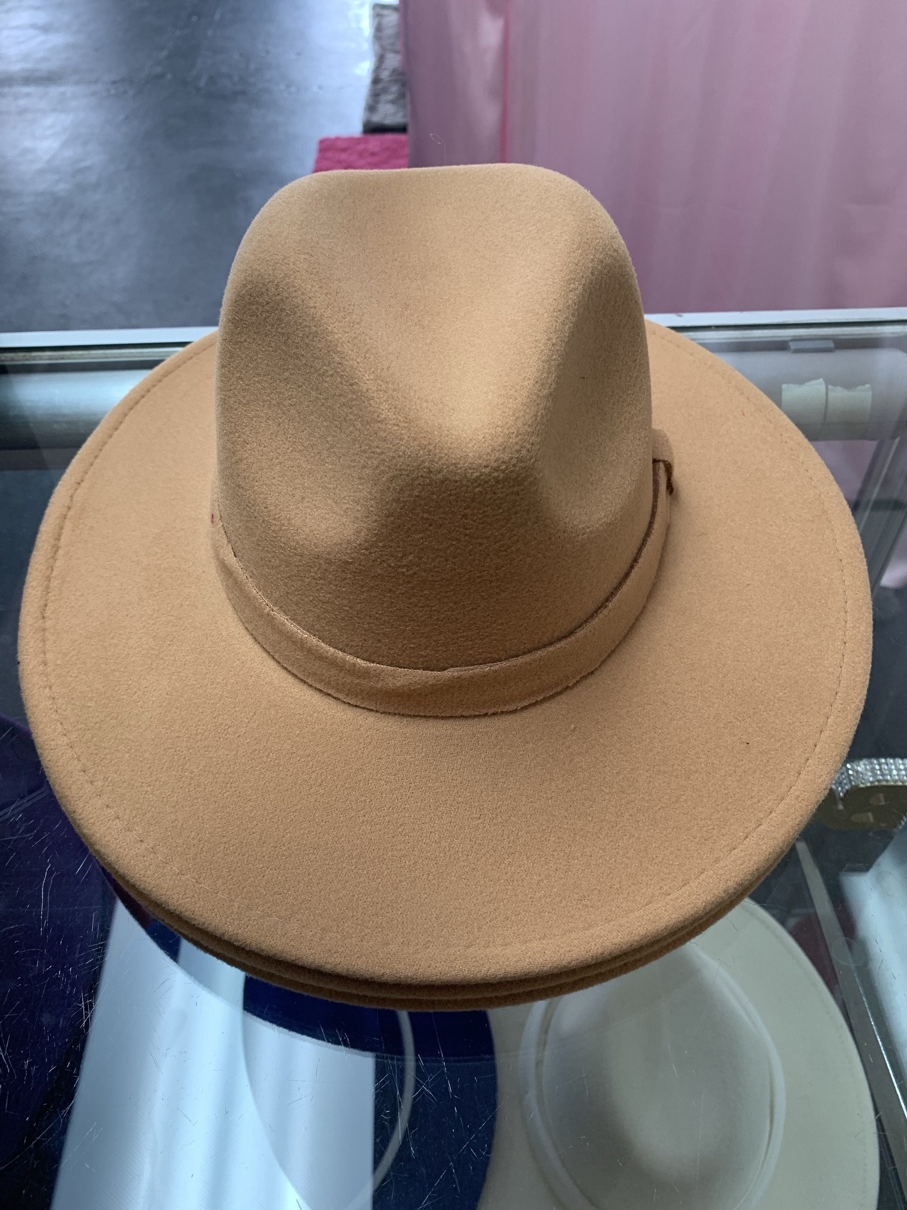 Fedora hat Glamherup Beautique Taupe/tan