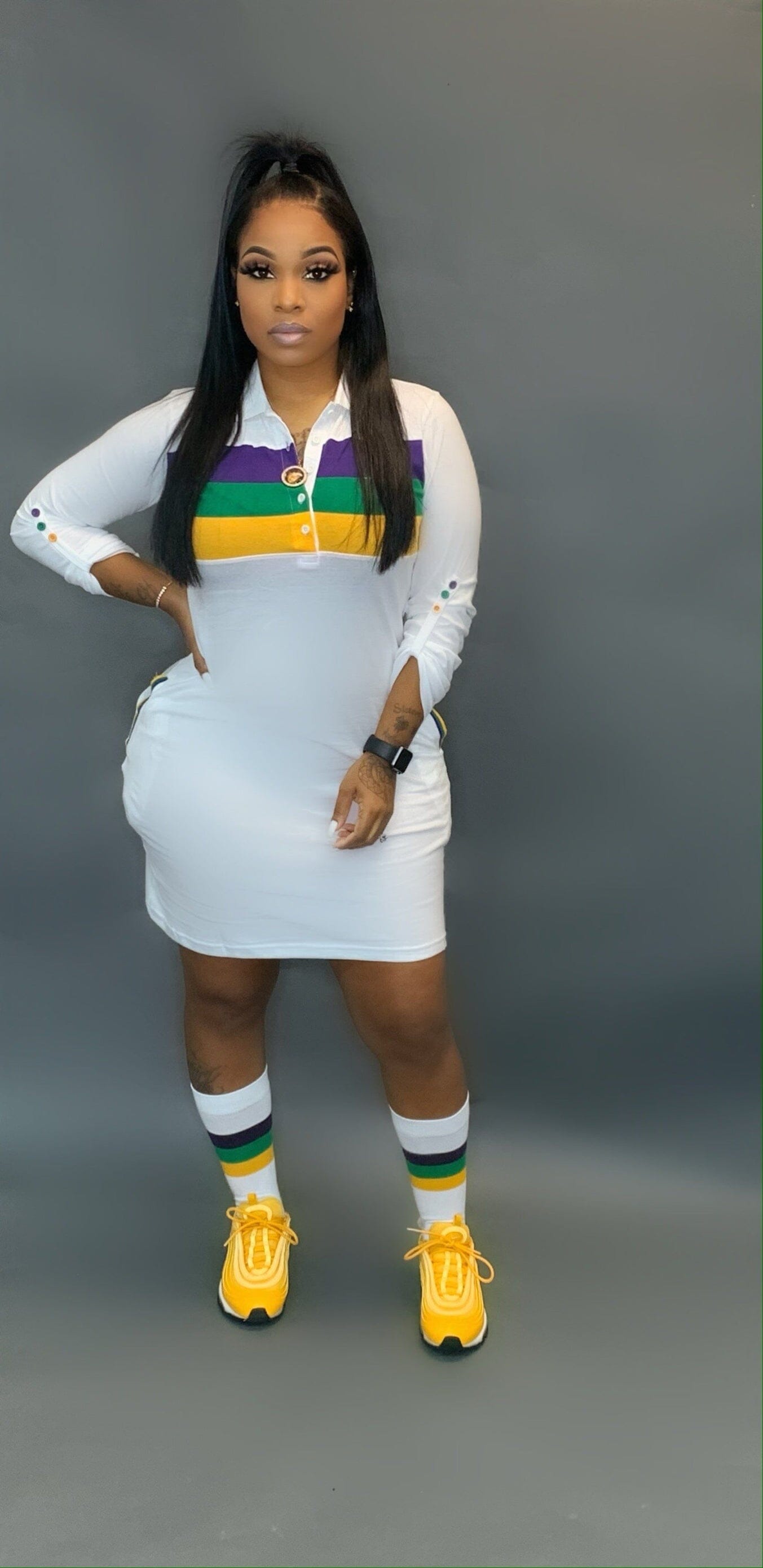 Mardi Gras dress Glamherup Beautique