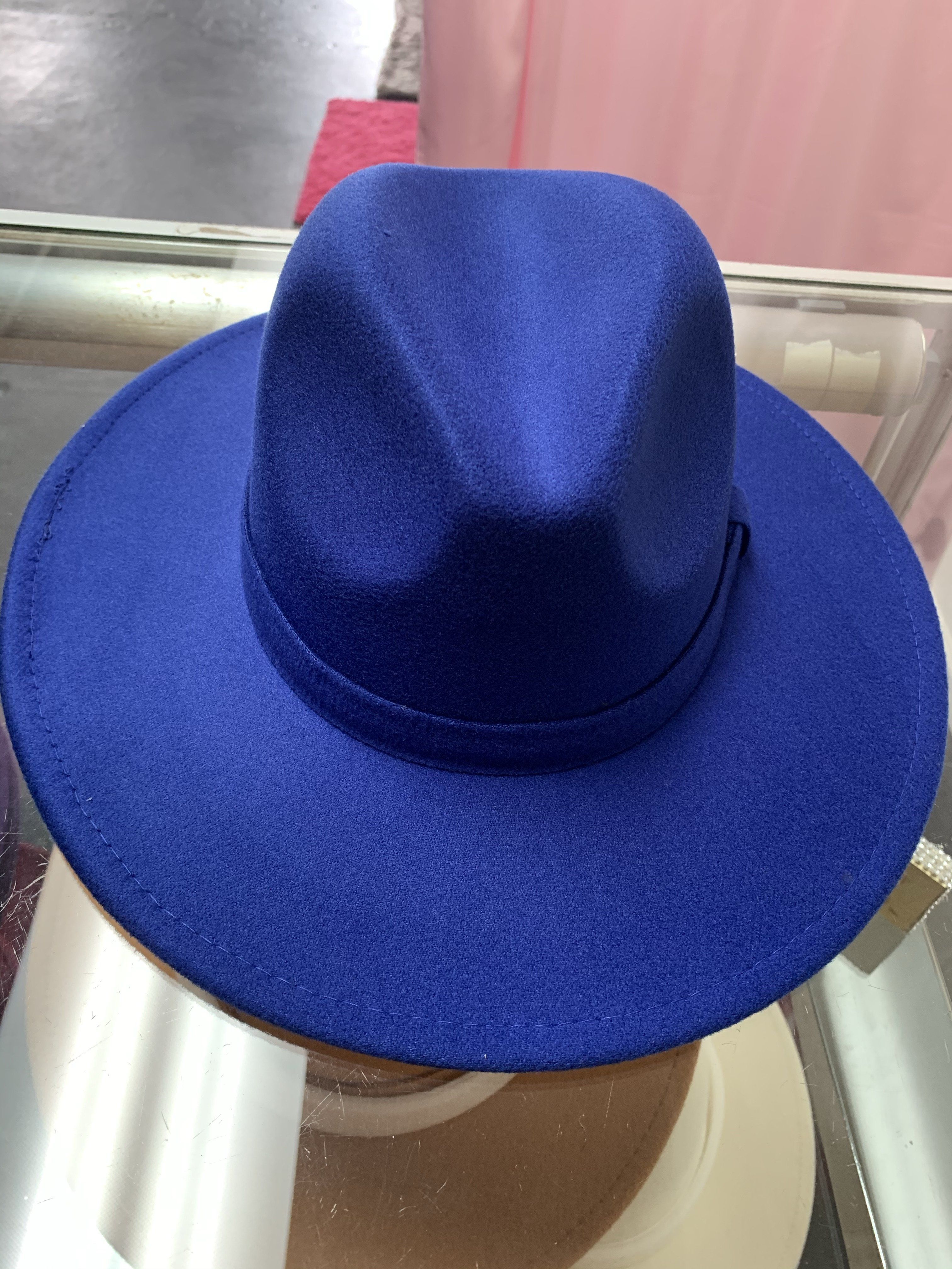 Fedora hat Glamherup Beautique Royal blue