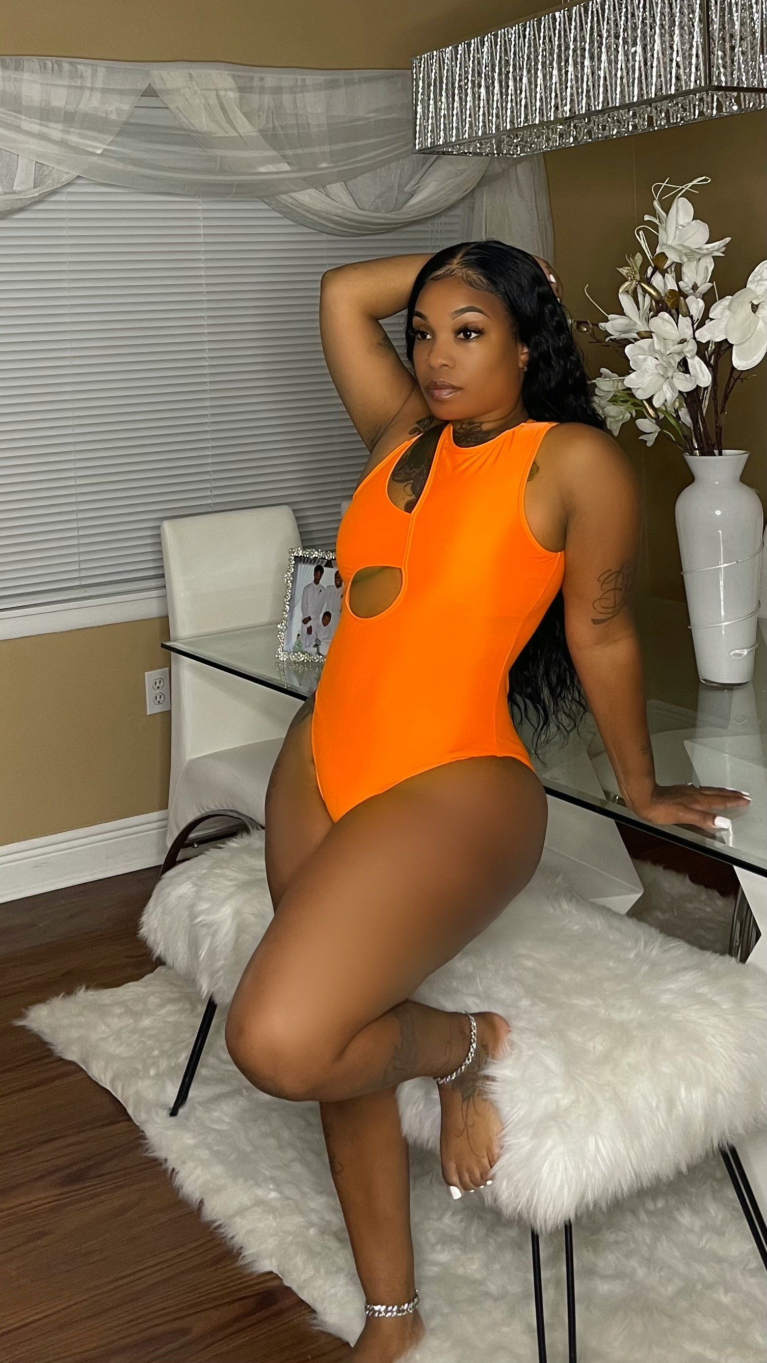 Beach call me please Glamherup Beautique Orange Small