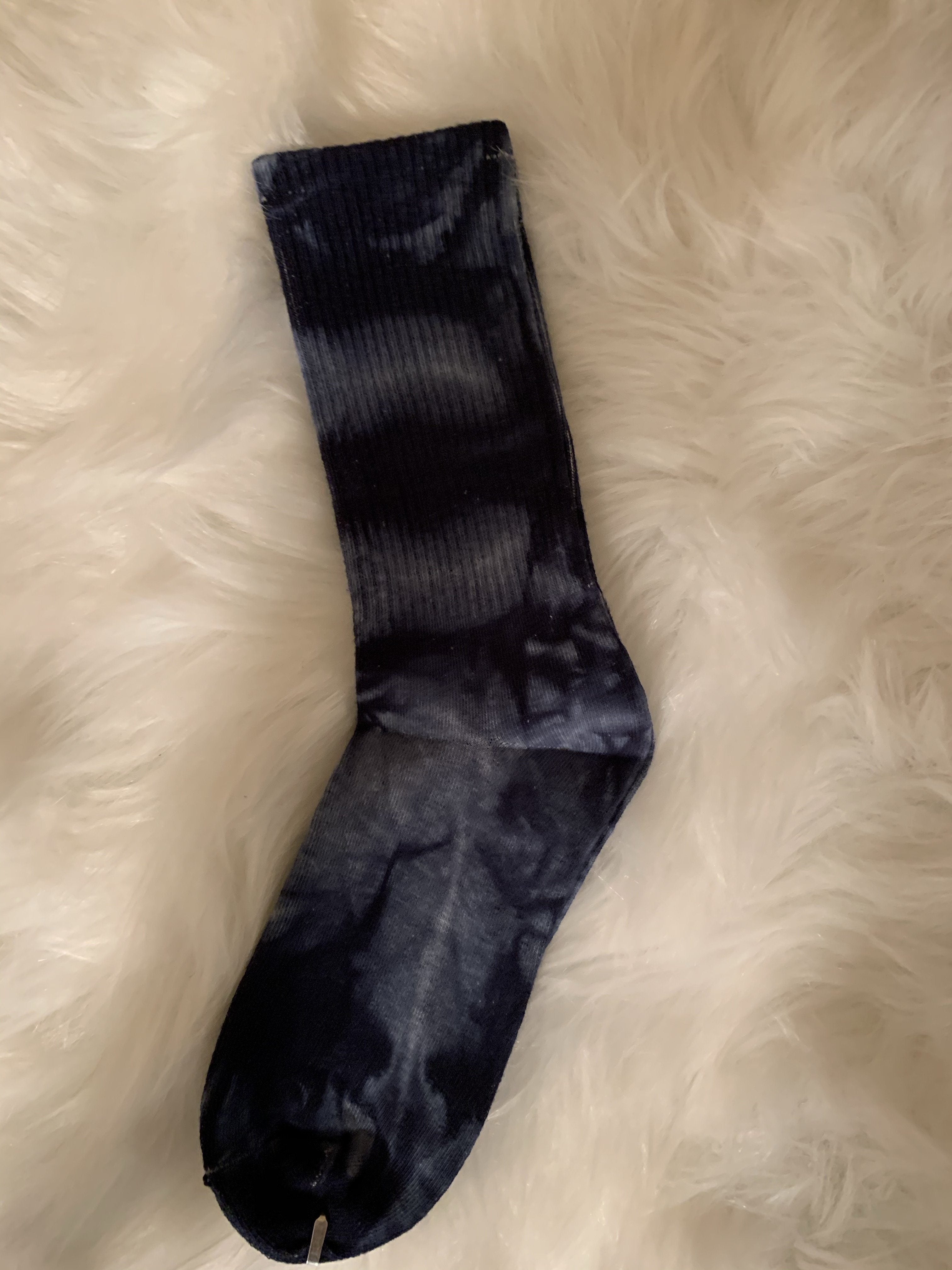 Tye dye socks Glamherup Beautique Marble blue