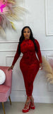 Dress to kill (red) Glamherup Beautique 