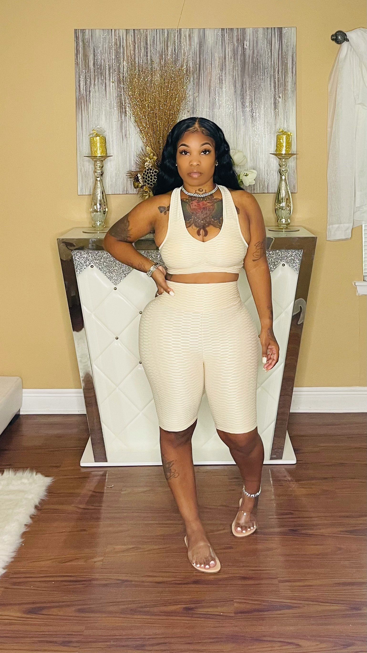 Hot girl summer set Glamherup Beautique Ivory Small 