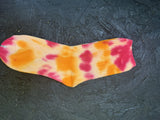 Tye dye socks Glamherup Beautique Pink/orange 