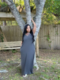 Simplest dress charcoal Glamherup Beautique 